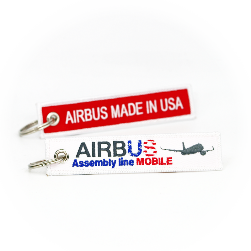 Keyring Airbus Mobile, AL USA Production / Airbus made in USA