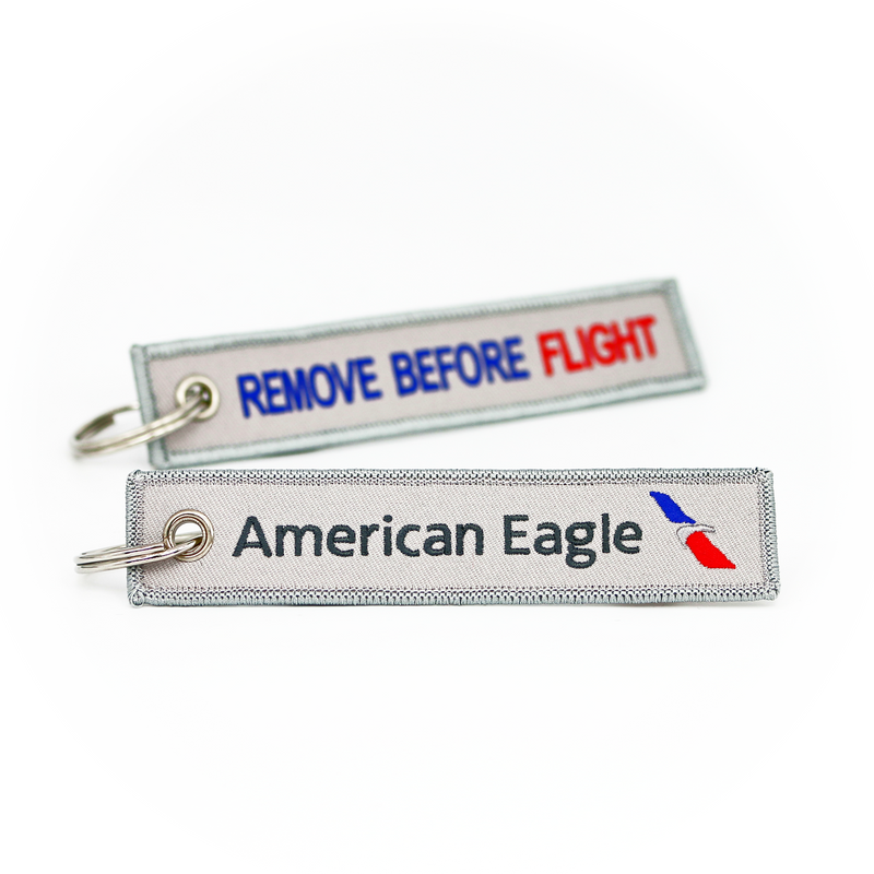 Keyring American Eagle / Remove Before Flight (new logo)