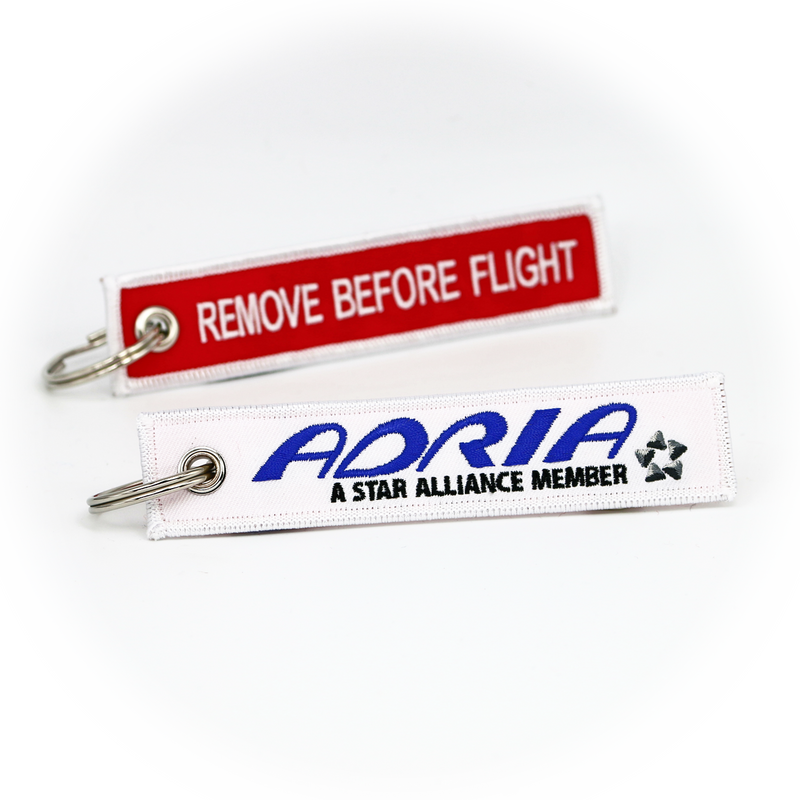 Keyring Adria Airways / Remove Before Flight