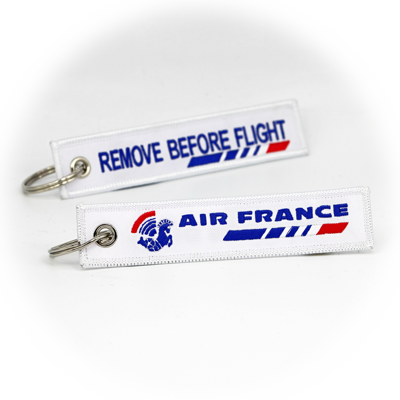 Keyring Air France / Remove Before Flight (Sea Horse Logo)