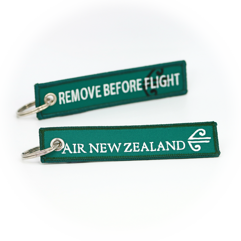 Keyring Air New Zealand / Remove Before Flight (green)