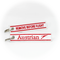 Keyring AUA Austrian Airlines / Remove Before Flight (white)