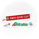Keyring Alitalia (white/red)