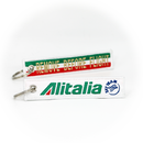 Keyring Alitalia / Remove Before Flight (Italian Flag Style)