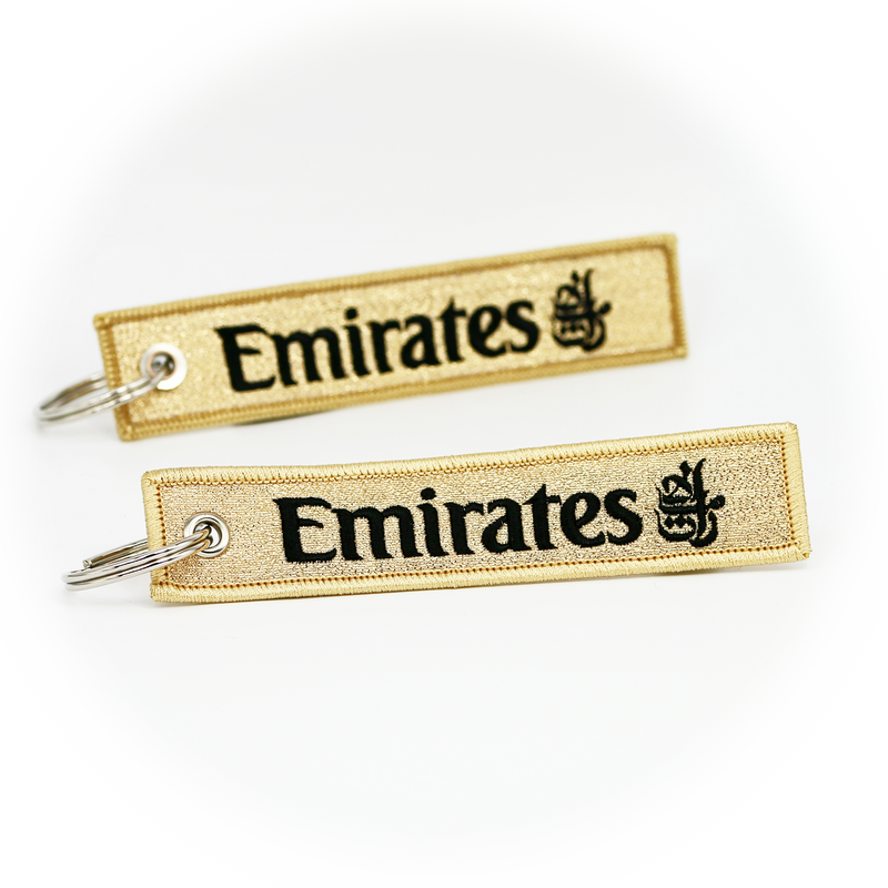 Keyring Emirates Airlines / Remove Before Flight (gold)