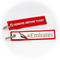 Keyring Emirates Airlines / Remove Before Flight (red)