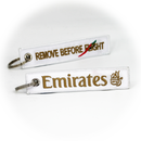 Keyring Emirates Airlines / Remove Before Flight (white)