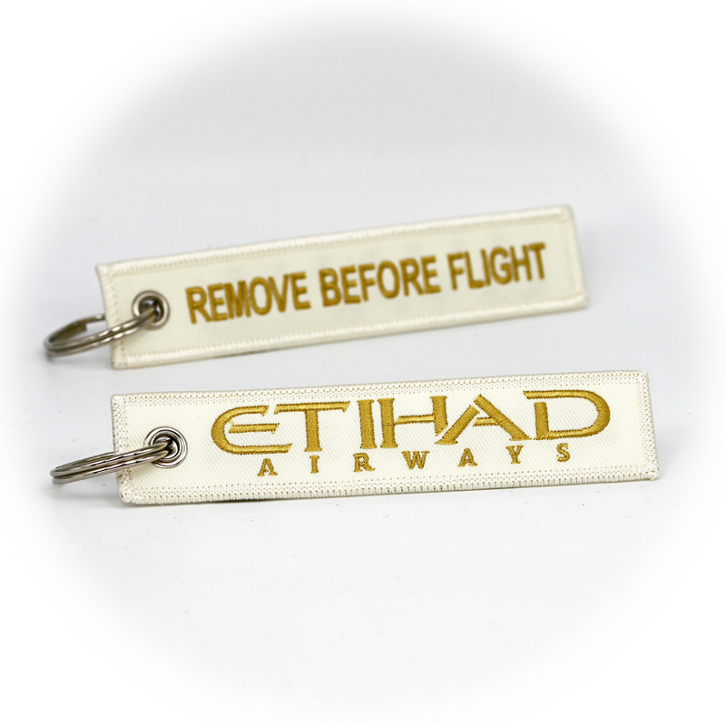 Keyring Etihad Airways / Remove Before Flight (pearl)