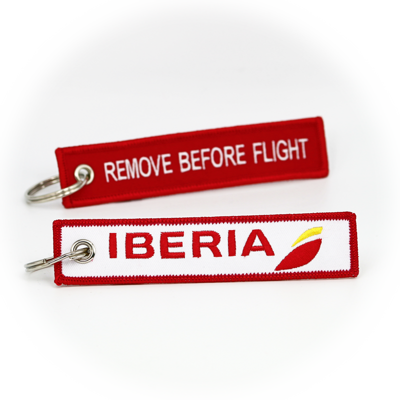 Keyring IBERIA / Remove Before Flight (current logo)