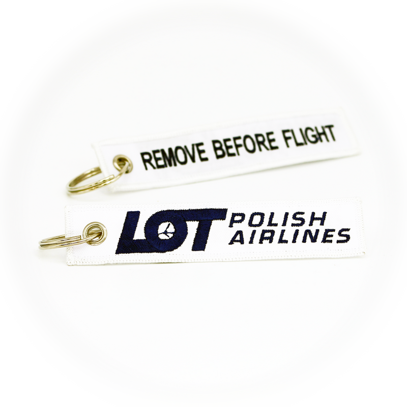 Keyring LOT Polish Airlines / Remove Before Flight