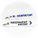 Keyring Midwest Airlines / Remove Before Flight