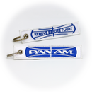 Keyring Pan Am / Remove Before Flight (globe logo)