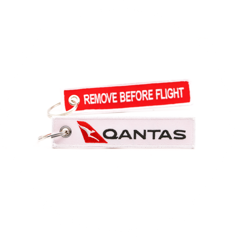 Keyring Qantas Australia - New Logo / Remove Before Flight