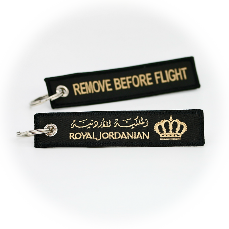 Keyring Royal Jordanian / Remove Before Flight