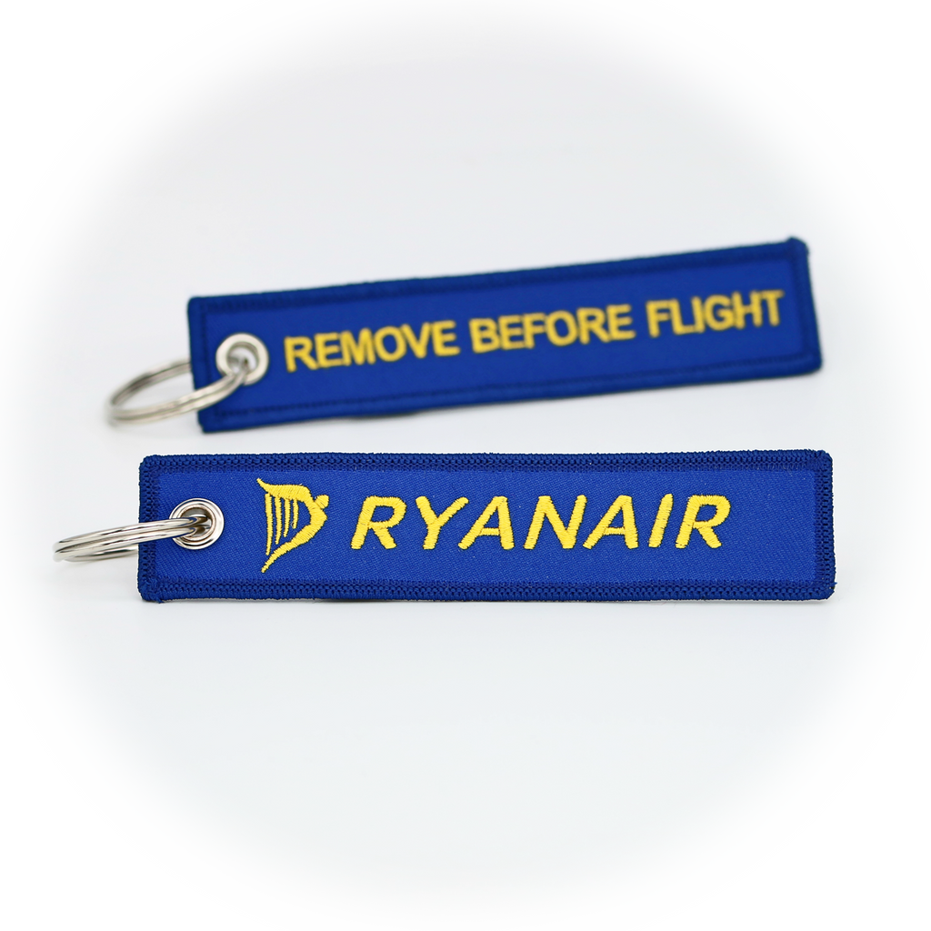 3 Inches KeyChain Remove Before Flight Sign