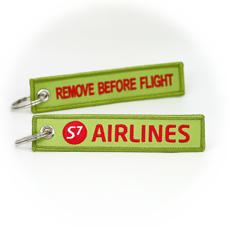 Keyring S7 Airlines / Remove Before Flight