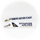 Keyring Singapore Airlines / Remove Before Flight (white)