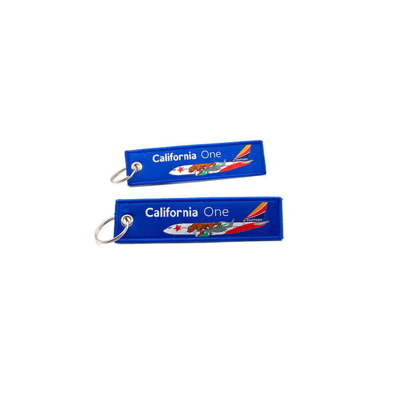 Keyring SWA Southwest Airlines *CALIFORNIA ONE* Boeing 737