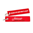 Keyring SWISSAIR / Remove Before Flight (1940s logo)