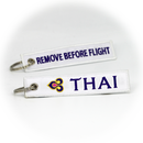 Keyring Thai Airways / Remove Before Flight (white)