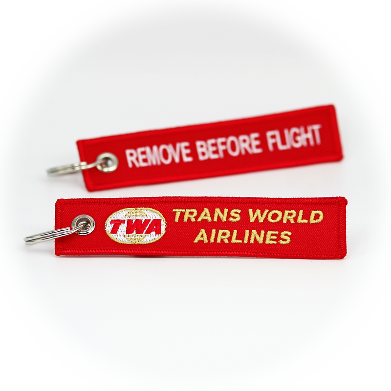 Keyring TWA Trans World Airways / (Logo 2)