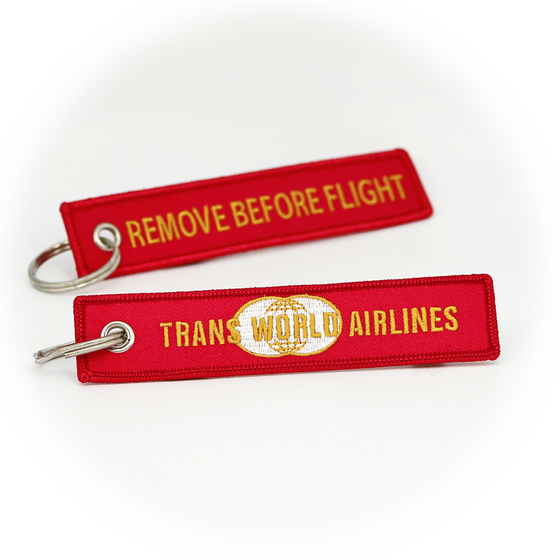 Keyring TWA Trans World Airways / Remove Before Flight (Logo 1)