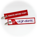 Keyring Virgin Atlantic / Remove Before Flight