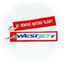 Keyring WestJet Airlines / Remove Before Flight
