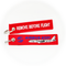 Keyring Airbus A321 / Remove Before Flight (red)
