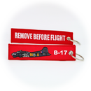 Keyring Boeing B-17 Flying Fortress B17 / Remove Before Flight