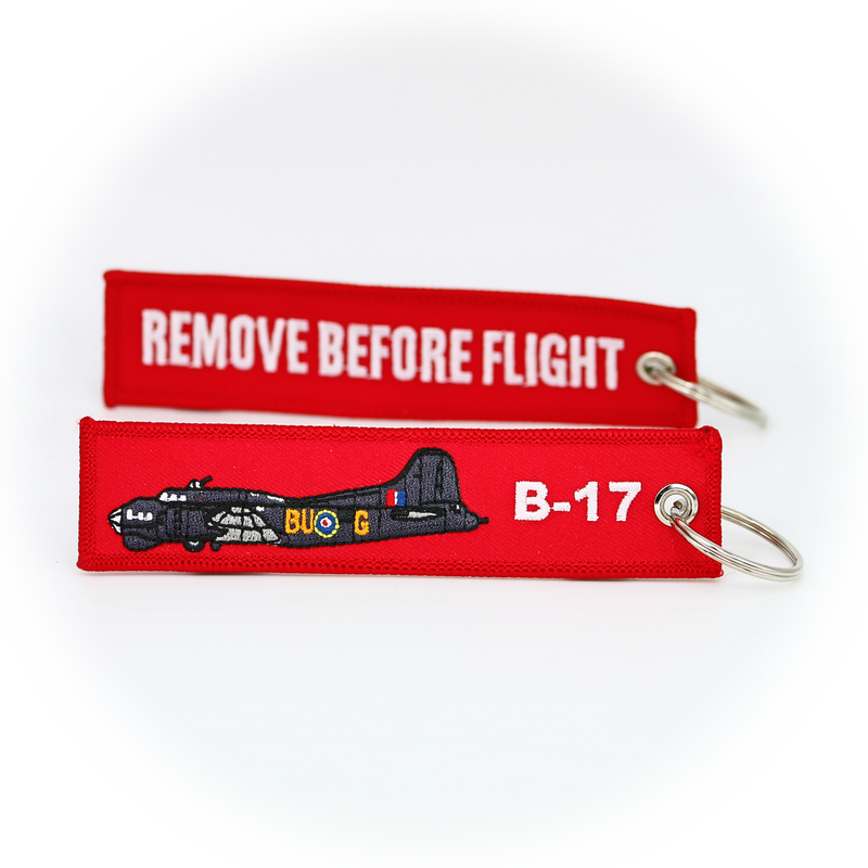 Keyring Boeing B-17 Flying Fortress B17 / Remove Before Flight