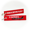 Keyring Bombardier CSeries / Remove Before Flight (black plane)