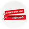 Keyring Bombardier CSeries / Remove Before Flight (white plane)