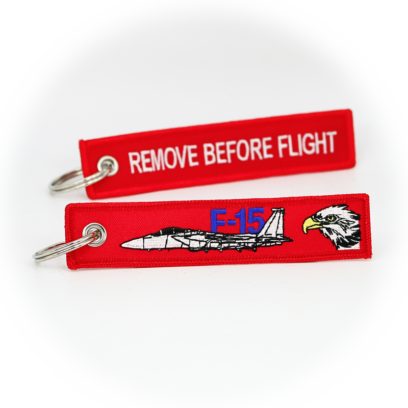 Keyring McDonnell Douglas F-15 Eagle F15 / Remove Before Flight