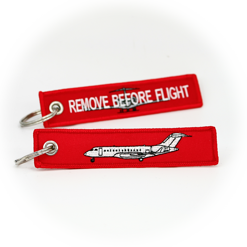 Keyring Bombardier Global Express / Remove Before Flight