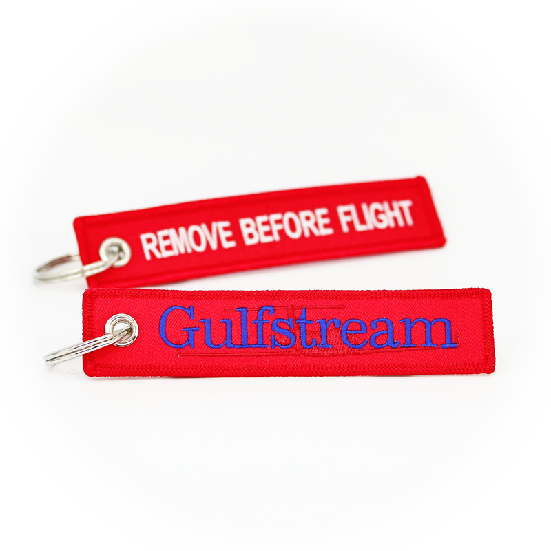 Keyring Gulfstream Aerospace / Remove Before Flight (Logo)