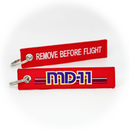 Keyring McDonnell Douglas MD11 / Remove Before Flight (Logo) MD-11