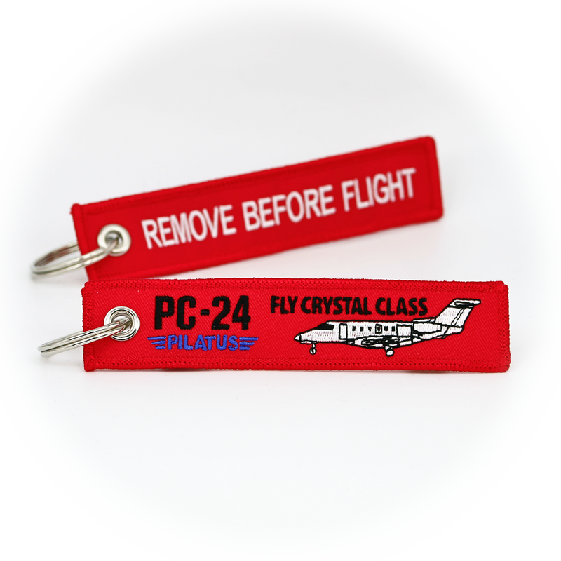 Keyring Pilatus PC-24 PC24/ Remove Before Flight