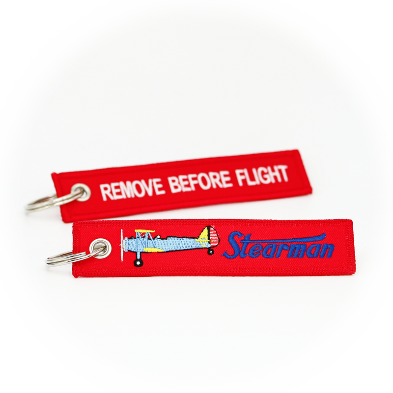 Keyring Boeing Stearman PT-17 / Remove Before Flight