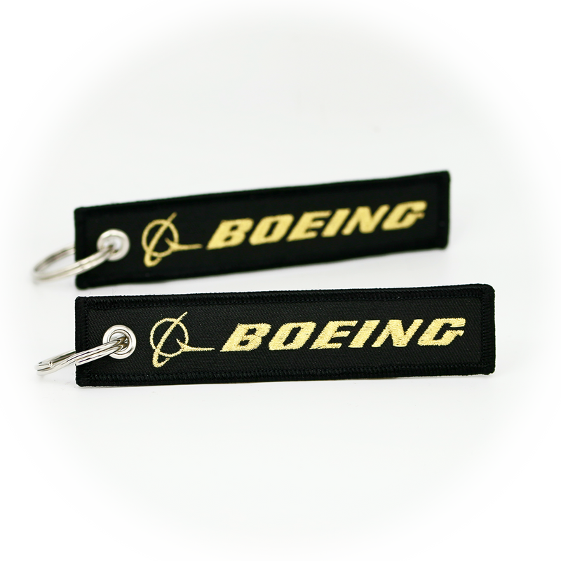 Keyring Boeing Company (black/gold)