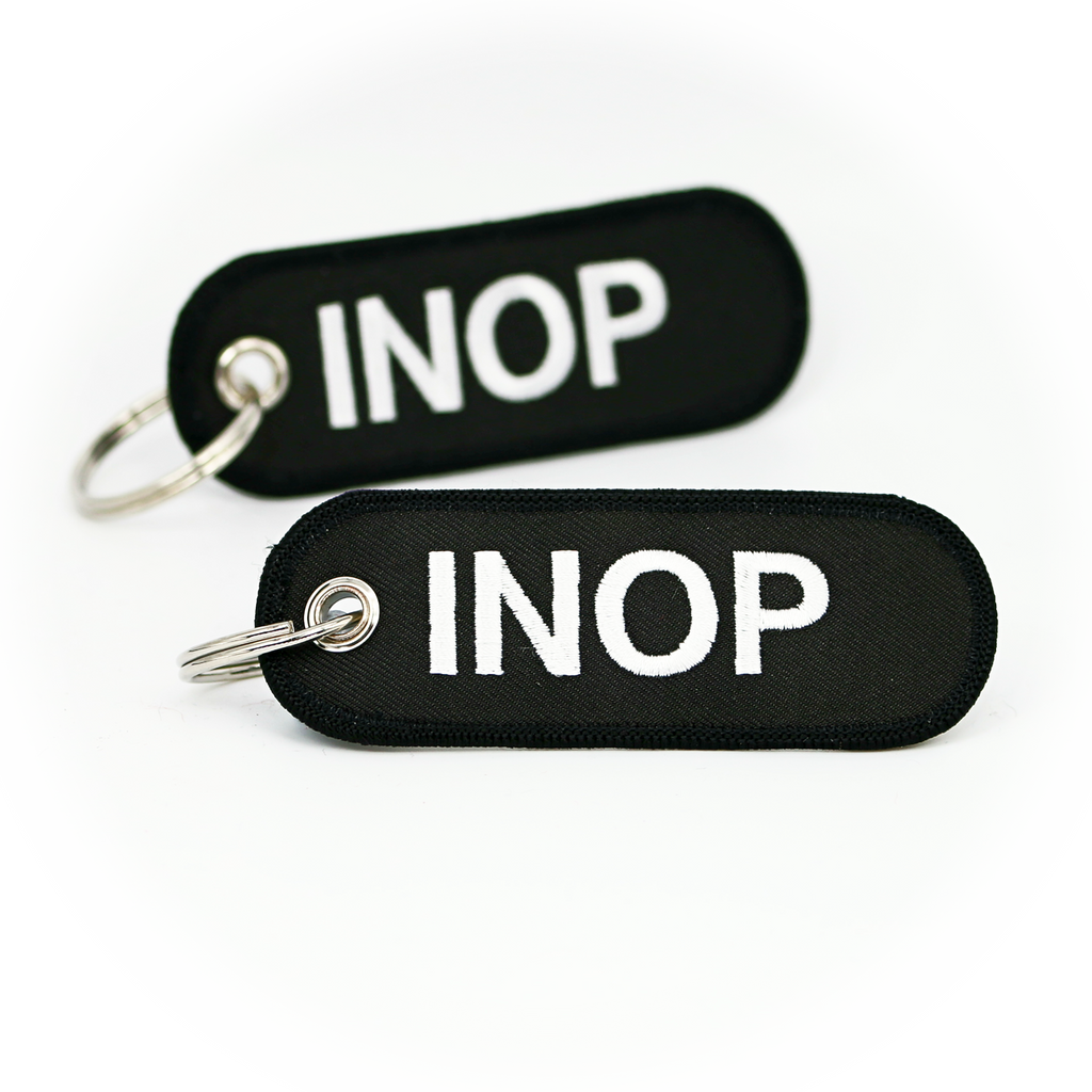 Keyring Boeing INOP tag – Gone Flying Store