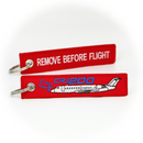 Keyring Bombardier Canadair Jet CRJ 200 / Remove Before Flight