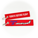 Keyring De Havilland Canada DHC-8 "Dash 8" / Remove Before Flight