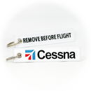 Keyring CESSNA Aircraft (white)