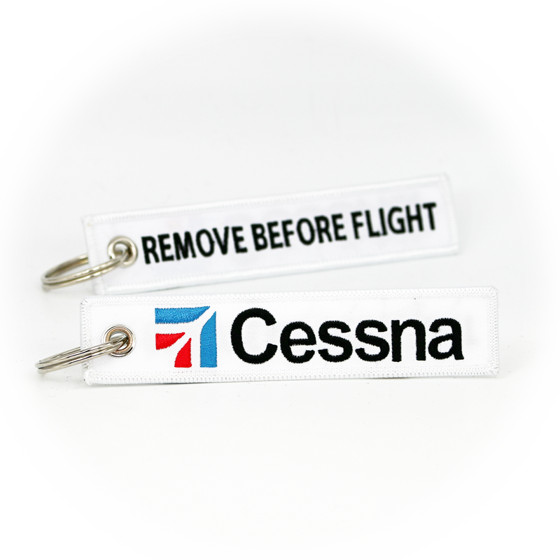 Keyring CESSNA Aircraft (white)
