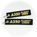 Keyring Flight Crew Airbus A350 (black/gold)