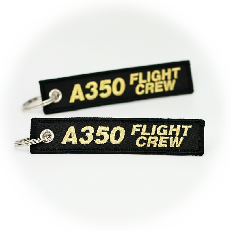 Keyring Flight Crew Airbus A350 (black/gold)