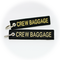 Keyring Crew Baggage (black/gold)