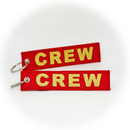 Keyring CREW (red/gold)