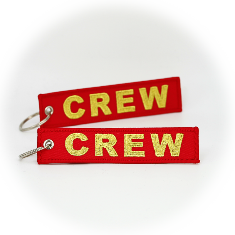 Keyring CREW (red/gold)